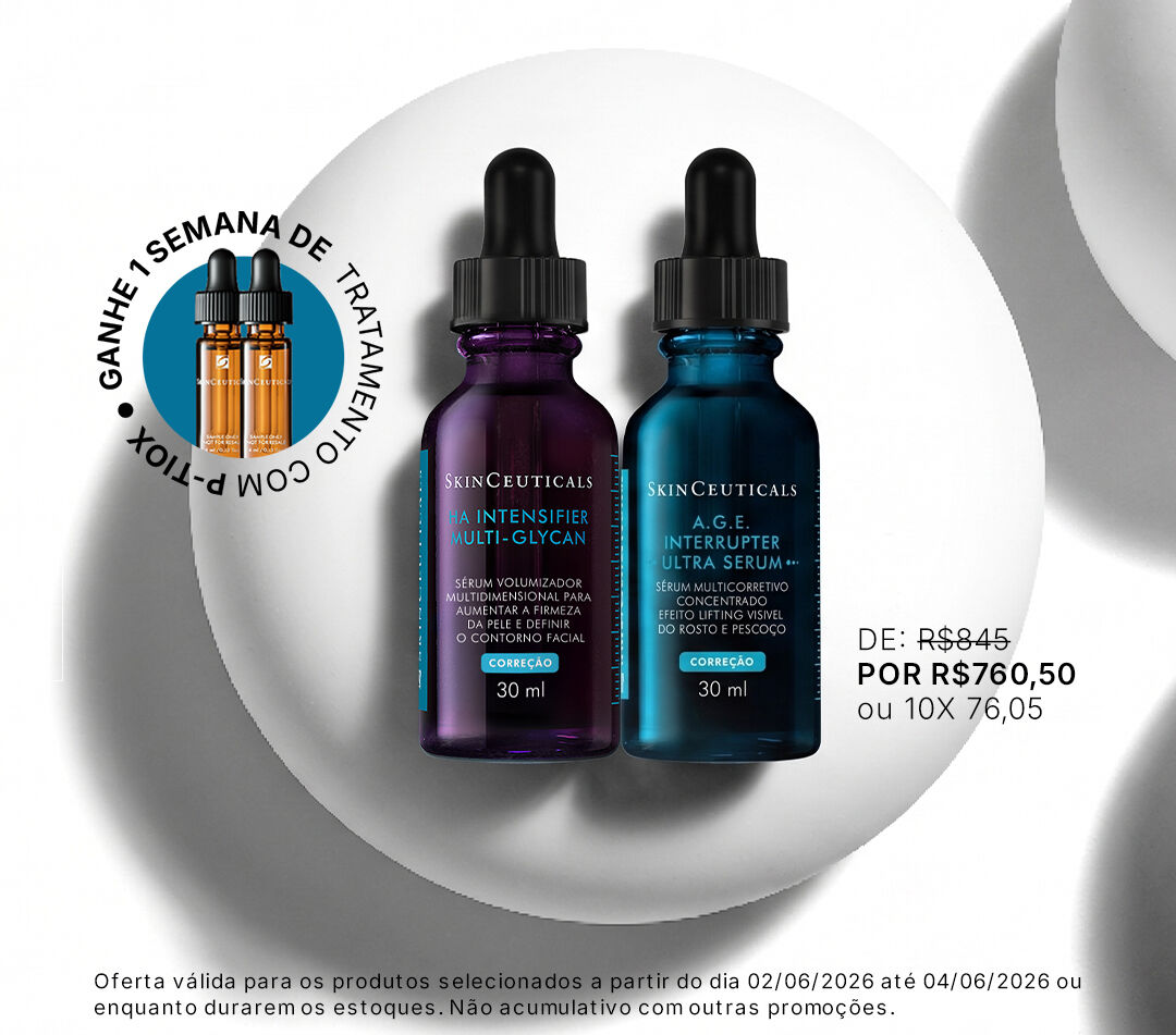 Na compra do duo HAI MG + AGE SERUM ganhe 2 minis p-tiox