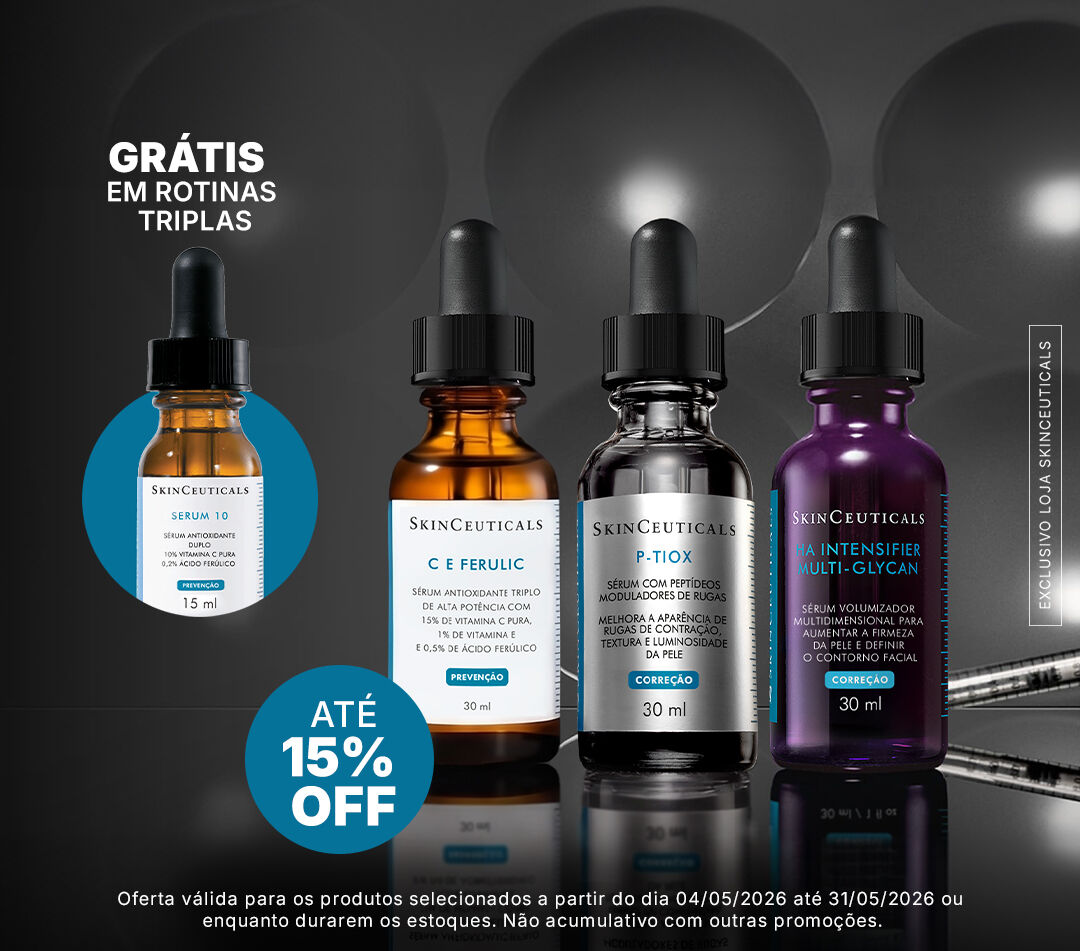 Rotinas selecionadas com ate 15% OFF + brinde em rotinas com mais de 3 itens