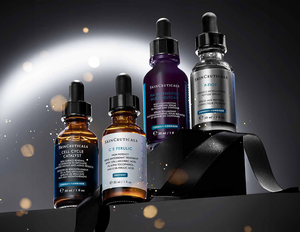 Produtos de SkinCeuticals indicados para a manutencao dos resultados dos procedimentos esteticos faciais por mais tempo. 