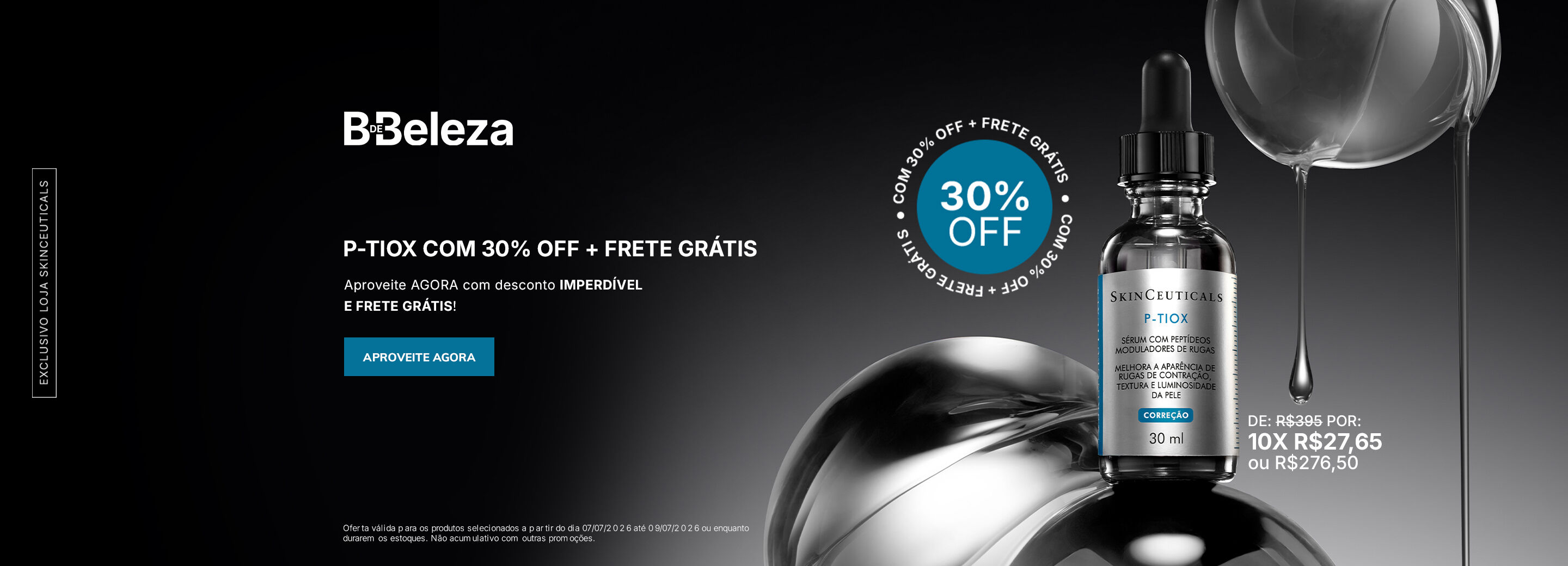 30% OFF em P-TIOX + FRETE GRATIS