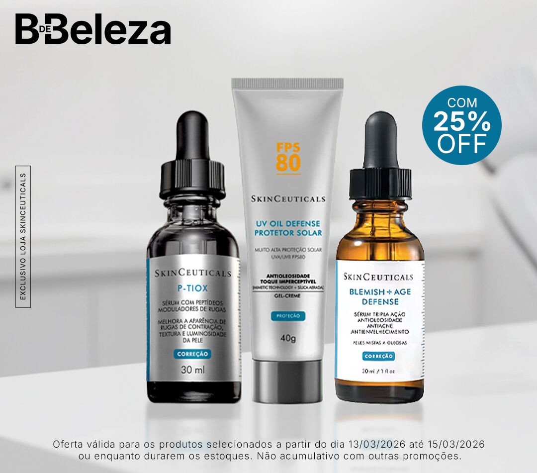B de beleza: Produtos selecionados com 25% OFF