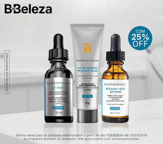 B de beleza: Produtos selecionados com 25% OFF