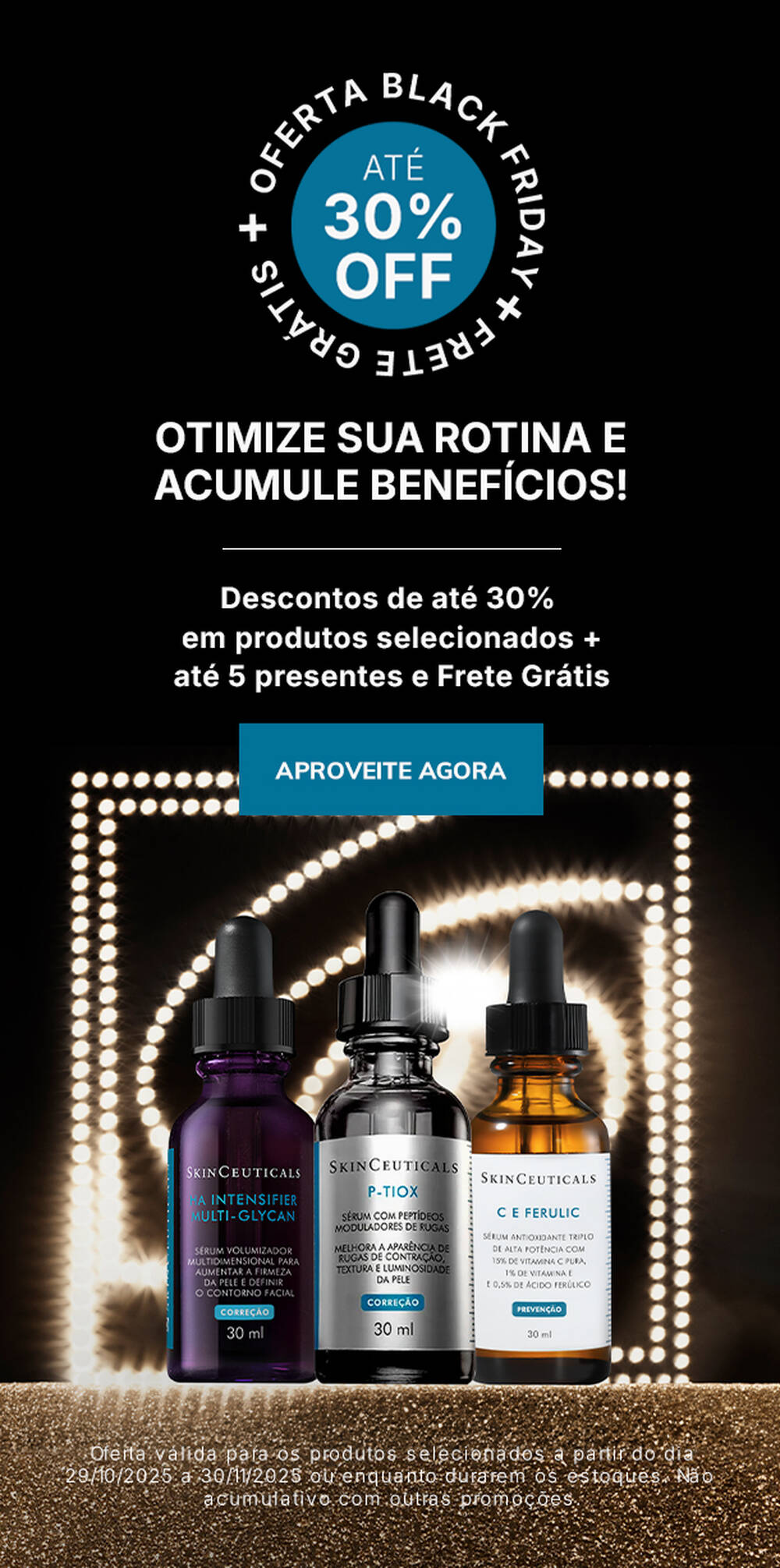 Como escolher a rotina de skincare perfeita com especialistas na Black Friday SkinCeuticals