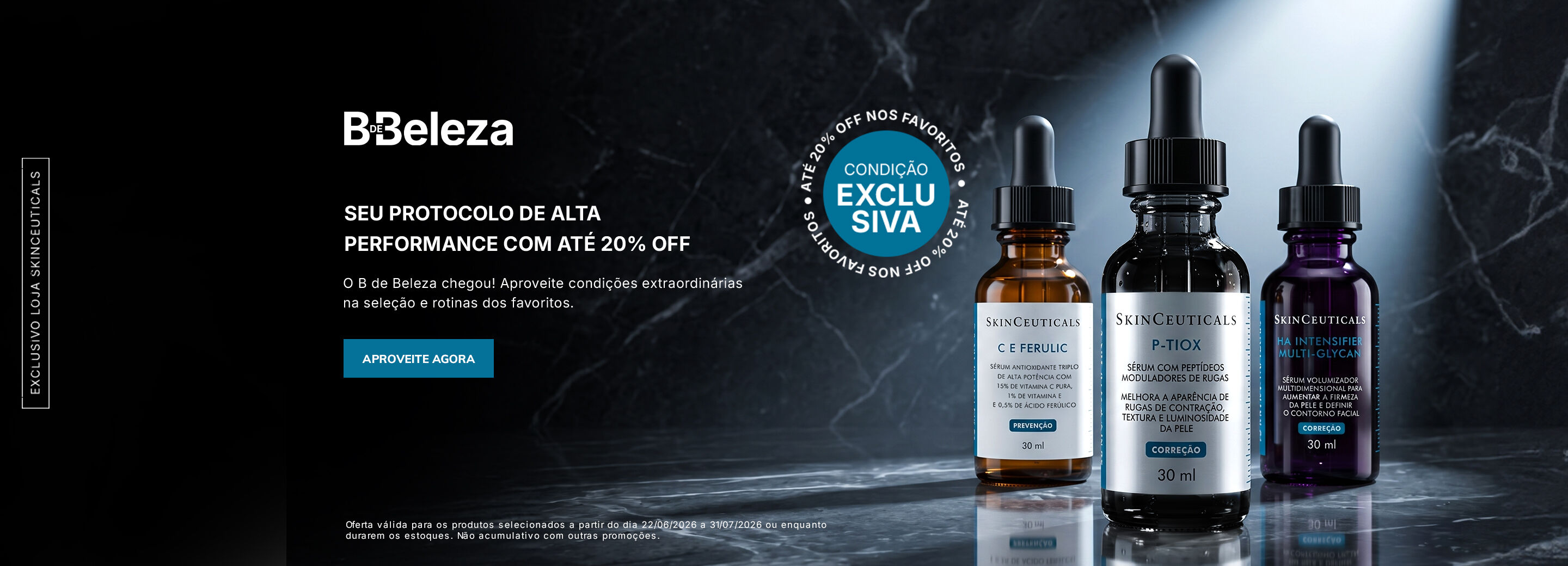 Produtos selecionados ate 20% OFF