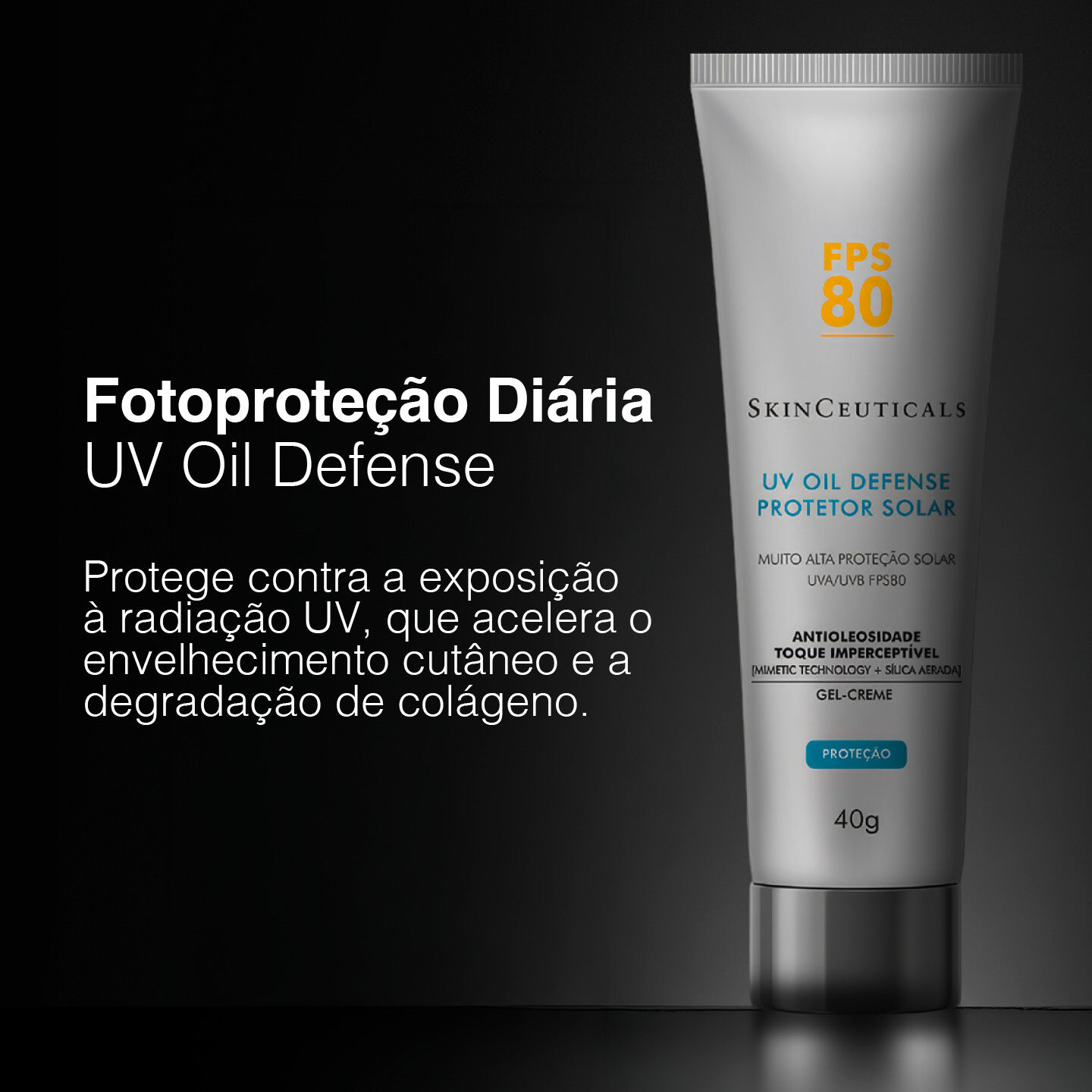 UV OIL DEFENSE SEM COR 40G PROTETOR SOLAR