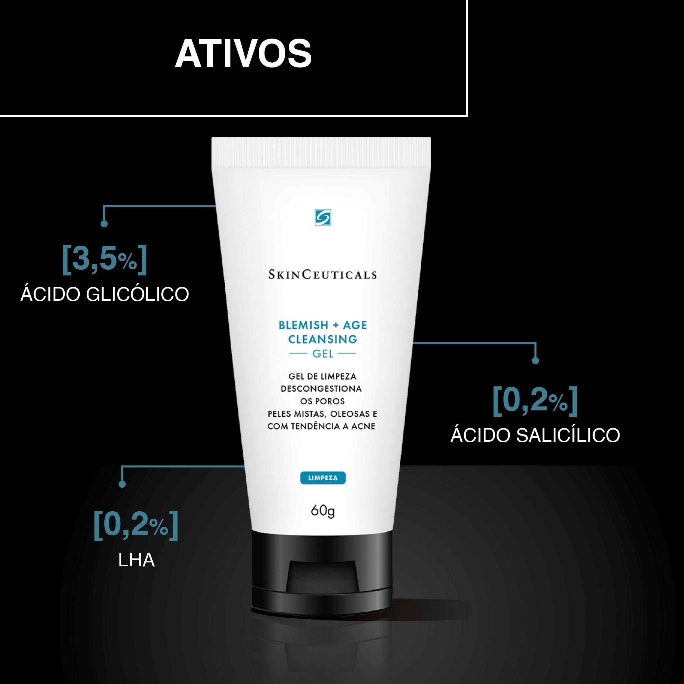 Blemish + Age Cleansing Gel Limpeza Facial