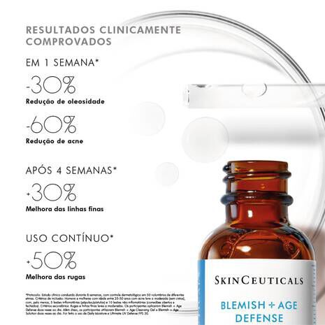 SERUM ANTIOLEOSIDADE BLEMISH + AGE DEFENSE 15ML